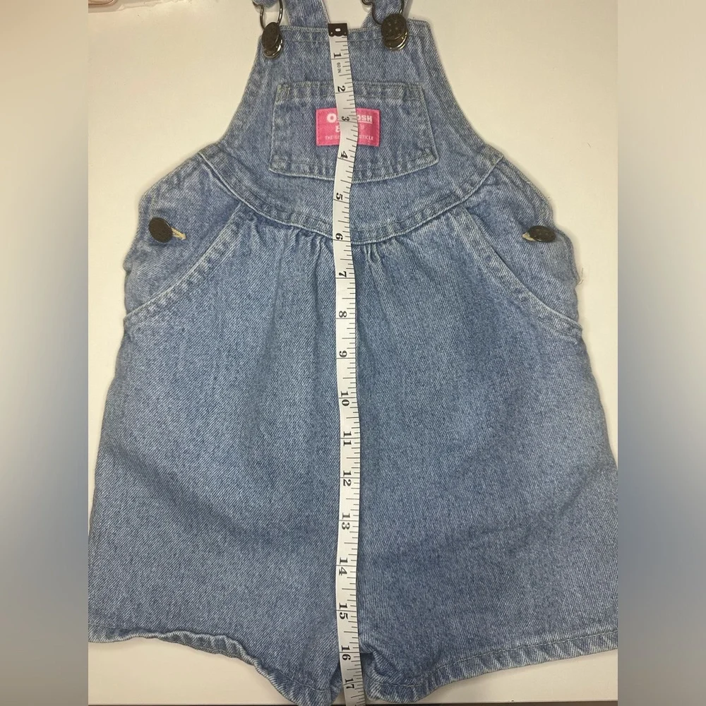 Vintage Paper Tag OshKosh Bgosh Shortalls. 4T see measurements. 100% Cotton